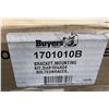 Image 2 : NEW Buyers Products 1701010B Heavy Duty Bolted Black Structural Steel Mounting Brackets for Underbod