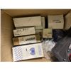 Image 2 : Box Full of New Truck Hardwares & Parts - includes Air Filters/Fan/Oil Filters etc.