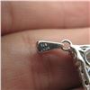 Image 8 : Jane SEYMOUR Collection 0.6 ct. NATURAL BACK AND WHITE DIAMONDS PENDANT in 14K White Gold plated 925