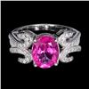 Image 1 : PINK TOPAZ RING in 14K White Gold plated 925 Sterling Silver â€“ Size 7 â[x=#8364/