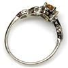 Image 3 : CITRINE RING in 14K White Gold plated 925 Sterling Silver â€“ Size 6.75 - Appraise