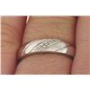 Image 1 : 0.23ct Man Diamond Anniversary Band 10k White Gold Plated in 925 Sterling Silver â€[x=#8220