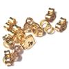 Image 2 : 10K Yellow Gold Pack Of 12Pcs 0.72G Earring Backs, Suggested Retail Value $280