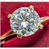 Image 2 : 10K Yellow Gold 2.25G 1Ct Moissanite Ring (~Size 6.5), Made in Canada, Appraised Retail $1770