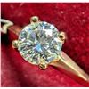 Image 2 : 10K Yellow Gold 1.48G Lab Diamond 0.5Ct Ring (~Size 6), Made in Canada, Appraised Retail $1250