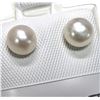 Image 2 : Silver Fresh Water Pearl Earrings, Made in Canada