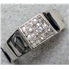 Image 2 : Silver Genuine Diamond 0.12Ct Ring, Suggested Retail Value $360