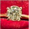 Image 2 : 10K Yellow Gold 1.38G Natural Diamond 0.56Ct Ring (~Size 7), Made in Canada, Appraised Retail $2215