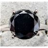 Image 2 : 14K White Gold 2.07G Black Diamond 2.5Ct Ring (~Size 5.75), Made in Canada, Appraised Retail $2400