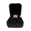 Image 2 : 10.00 CT GRA Certified Round Brilliant Cut Moissanite Stone VVS D Colour Set in Center in 925 Silver