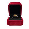 Image 2 : Hand Set 3.00 CT GRA Certified Round Brilliant Cut Moissanite Stone VVS Champagne Colour Set in Cent