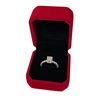 Image 1 : 2.00 CT GRA Certified Radiant Brilliant Cut Moissanite Stone VVS D Colour Set in Center Set w/16 Rou