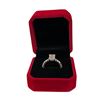 Image 2 : 2.00 CT GRA Certified Radiant Brilliant Cut Moissanite Stone VVS D Colour Set in Center Set w/16 Rou