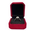 Image 2 : 1.00 CT GRA Certified Round Brilliant Cut Moissanite Stone VVS D Colour Set in Center of Square Halo