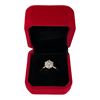 Image 1 : 3.00 CT GRA Certified Round Brilliant Cut Moissanite Stone VVS D Colour Set in Center in 6 Claw Head
