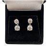 Image 2 : 2.61 CT TW Round Brilliant Cut Moissanite Stones VVS D Colour Set in Dual 4 Claw Head Set in 925 Sil
