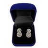 Image 1 : 4.15 CT TW Round Brilliant Cut Moissanite Stones VVS D Colour Set In Dual 4 Claw Head w/Round Halo T