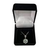 Image 1 : 3.00 CT GRA Certified Round Brilliant Cut Moissanite Stone VVS Light Blue Color Set In Center Of 6 C