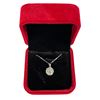 Image 1 : 5.00 CT GRA Certified Round Brilliant Cut Moissanite Stone VVS Light Blue Color Set In Center Of 6 C