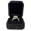 Image 2 : 5.00 CT GRA Certified Round Brilliant Cut Moissanite Stone VVS D Color Set In Center With 130 Round 