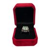 Image 2 : 7.50 CT Round Brilliant Cut Moissanite Stone VVS Green Color Set In Center With 4 Claw Basket Head S