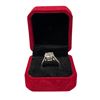 Image 2 : 3.70 CT Round Brilliant Cut Moissanite Stone VVS Light Green Color Set In Center With 4 Claw Basket 
