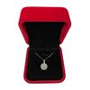 Image 1 : 2.00 CT GRA Certified Round Brilliant Cut Moissanite Stone VVS D Color Set In Center Of Round Halo S