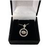 Image 2 : Floating 1.00 CT GRA Certified Round Brilliant Cut Moissanite Stone VVS D Color Set In Center Of Rou