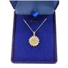 Image 2 : 3.00 CT GRA Certified Round Brilliant Cut Moissanite Stone VVS Light Blue Color Set In Center Of Sta
