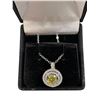 Image 2 : 1.00 CT GRA Certified Round Brilliant Cut Moissanite Stone VVS Fancy Vivid Yellow Color Set In Cente