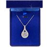 Image 2 : 4.00 CT GRA Certified Round Brilliant Cut Moissanite Stone VVS Very Light Blue Color Set In Center O
