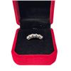 Image 2 : 1.00 CT TW Round Brilliant Cut Moissanite Stones VVS D Color With The 5 Moissanite Stones Set In 925