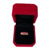 Image 1 : 1.00 CT GRA Certified Round Brilliant Cut Moissanite Stones VVS Red Color Set In Center With A 0.50 