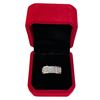 Image 2 : 1.00 CT GRA Certified Round Brilliant Cut Moissanite Stone VVS D Color Set In Center With 56 Round C