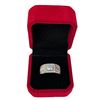 Image 1 : 1.00 CT GRA Certified Round Brilliant Cut Moissanite Stone VVS D Color Set In Center With 84 Round C
