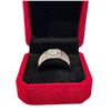 Image 2 : 1.00 CT GRA Certified Round Brilliant Cut Moissanite Stone VVS D Color Set In Center With 84 Round C