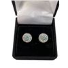 Image 2 : 2.00 CT TW GRA Certified Round Brilliant Cut Moissanite Stones VVS Greenish Blue Color Set In Center