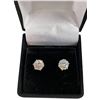 Image 2 : 2.00 CT TW GRA Certified Round Brilliant Cut Moissanite Stones VVS Very Light Blue Color Set In Fila