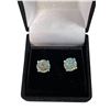 Image 2 : 4.00 CT TW GRA Certified Round Brilliant Cut Moissanite Stones VVS Intense Greenish Blue Cyan Color 