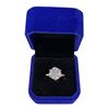 Image 1 : 5.00 CT GRA Certified Round Brilliant Cut Moissanite Stone VVS D Color Set In 6 Claw Head Set In 925