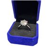 Image 2 : 5.00 CT GRA Certified Round Brilliant Cut Moissanite Stone VVS D Color Set In 6 Claw Head Set In 925
