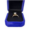 Image 2 : 10 KT Yellow Gold With 1.05 CT SI Clarity And F Color Diamond That Is Lab Grown Set In A 4 Claw Whit