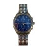 Image 1 : Citizen Mens Eco-Drive Blue Chronograph Dial Bracelet Watch