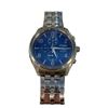 Image 2 : Citizen Mens Eco-Drive Blue Chronograph Dial Bracelet Watch