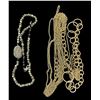 Image 2 : Stylish Jewelry Collection, Assorted Gold & Silver-Tone Chains with Decorative Stones