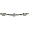 Image 2 : High Quality Diamond Designer Bracelet, 925 Sterling Silver With Rhodium Finishing, Made in Italy -
