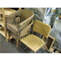 5 -  Wicker Chairs