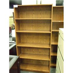 6ft  Gunstock Oak Bookcase