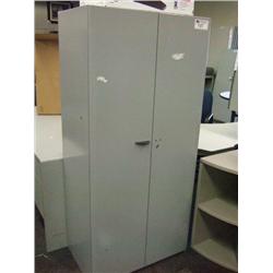 Grey 5 Ft Steelcase Storage Cabinet