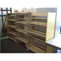 10 Ft Double Sided Bookcase